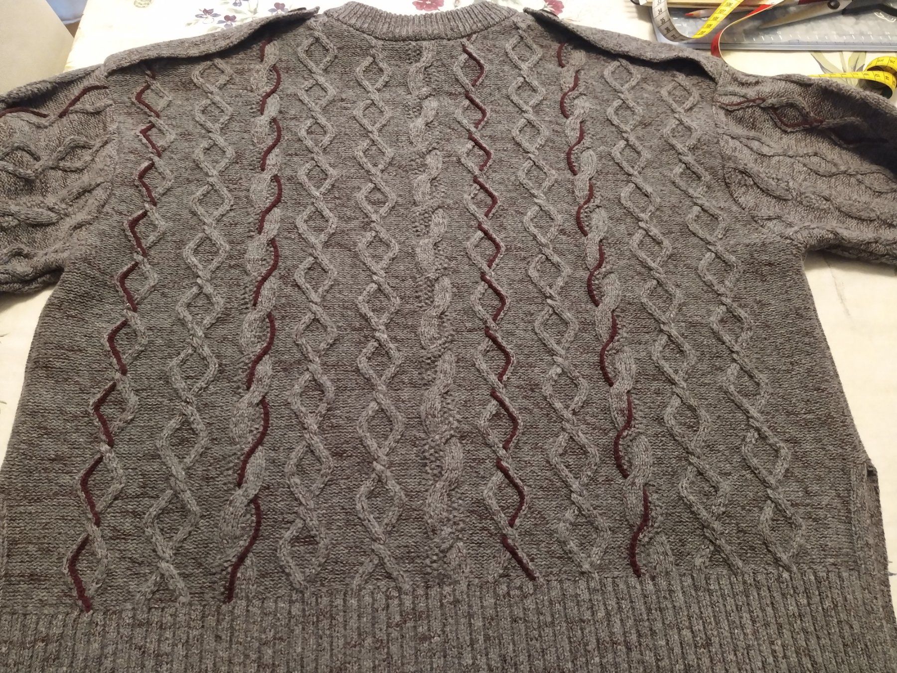 Tommy Hilfiger Pullover & Sweatshirts: HILFIGER pullover grigio a trecce NUOVO – Neu und originalverpackt aus Figino von Palotta 8