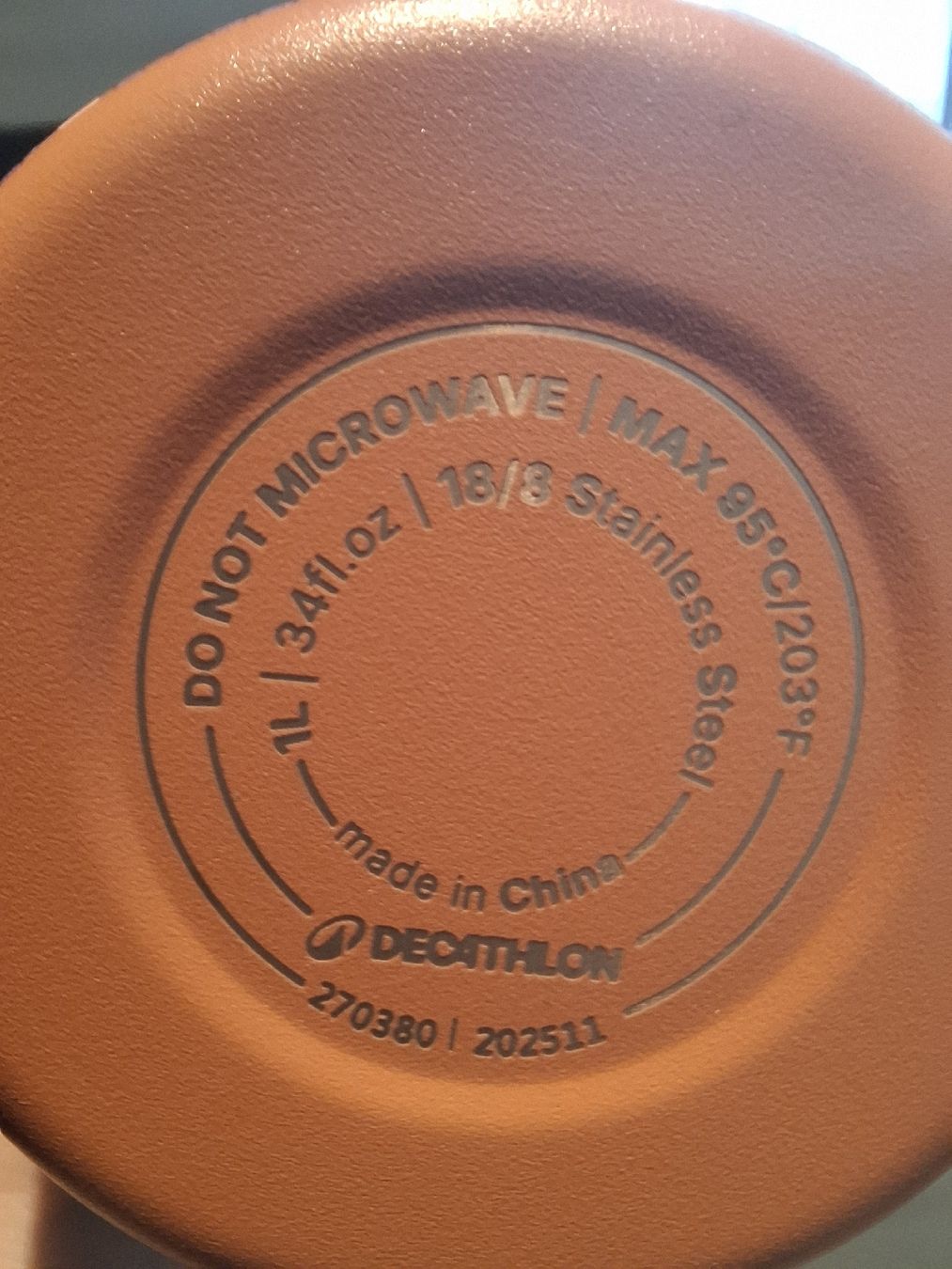 Borracce & Thermos: Bouteille isotherme Decathlon 1l – Nuovo (secondo la descrizione) da Neuchâtel venduto da FloKo88 3