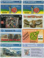 8 verschiedene Taxcards