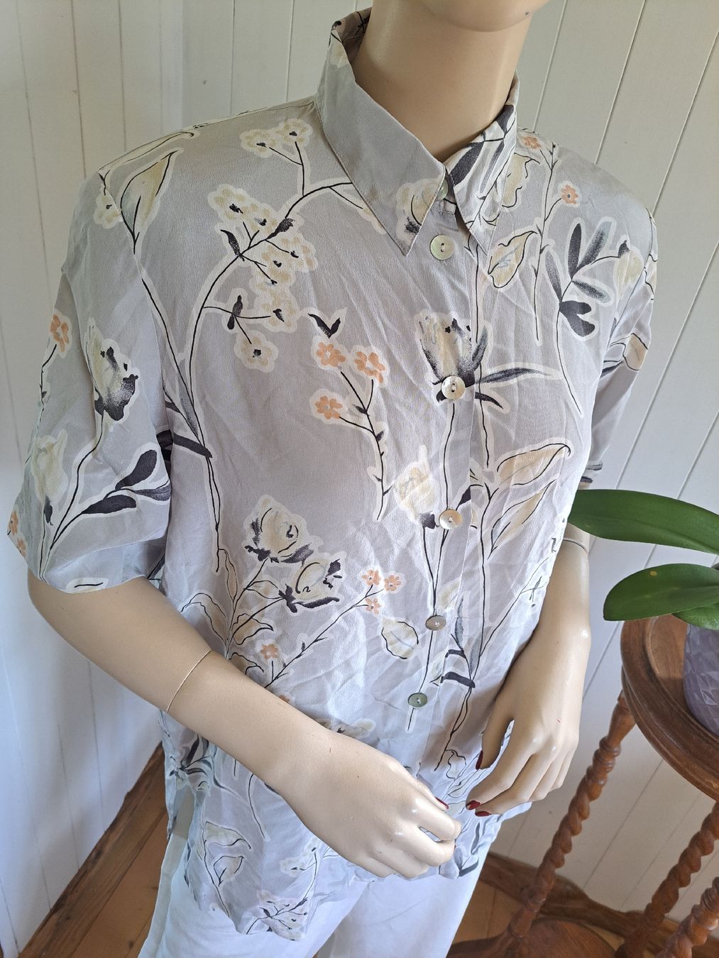 Peter Hahn Camicette: PETER HAHN EXCLUSIVE Seidenbluse Bluse 40 M Sommerbluse – Usato da Mollis venduto da Fauchi99