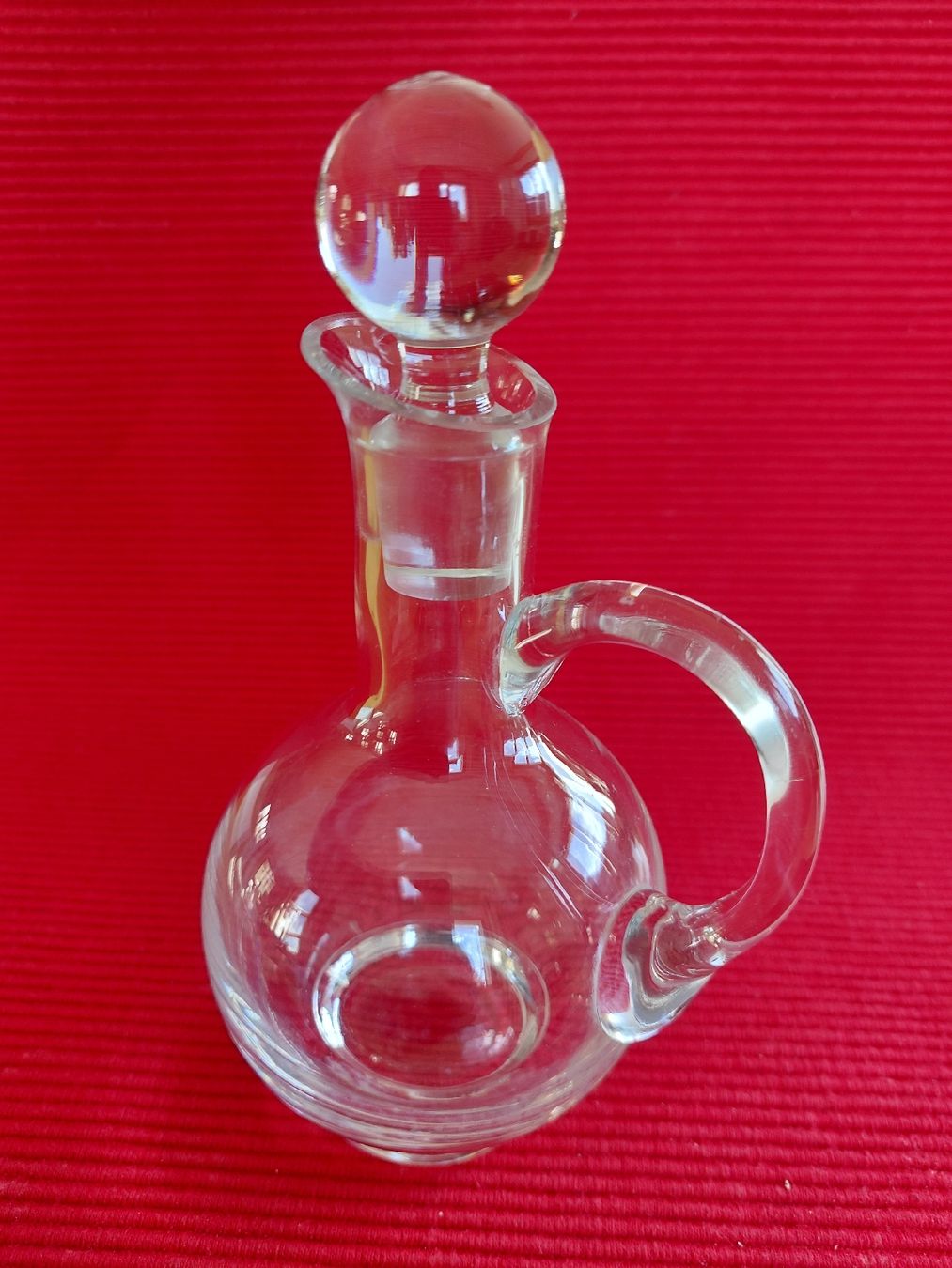 Caraffe: Elegante Glaskaraffe mit Stöpsel, Vintage – Usato da Azmoos venduto da wiesenduenger 1