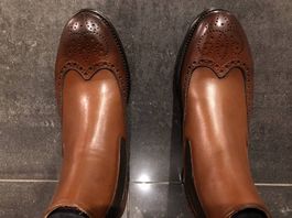 Lederschuhe