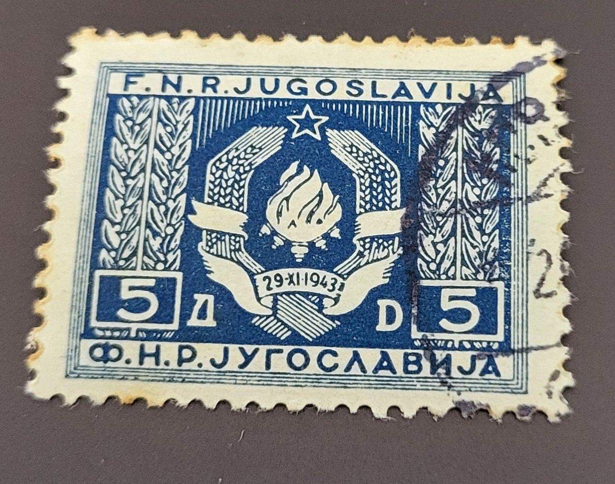 Tutti i francobolli: Jugoslawien 1946 Wappen – Usato da St Gallen venduto da Stampsalshobby