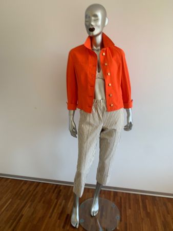 AKRIS: Neuer Blazer in strahlendem orange, 38, NP $1390.00