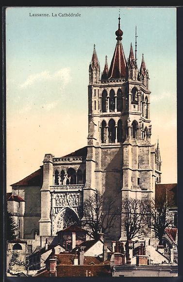 Cartoline postali: AK Lausanne, La cathédrale – Usato da Berlin venduto da bartko-reher