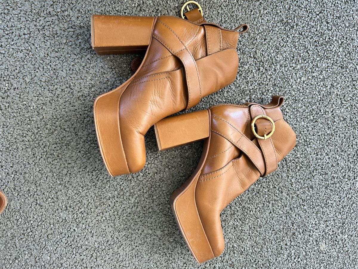 Chloé Scarpe da donna: Bottines See By Chloe cuir – Usato da Lully VD venduto da Garance040 1