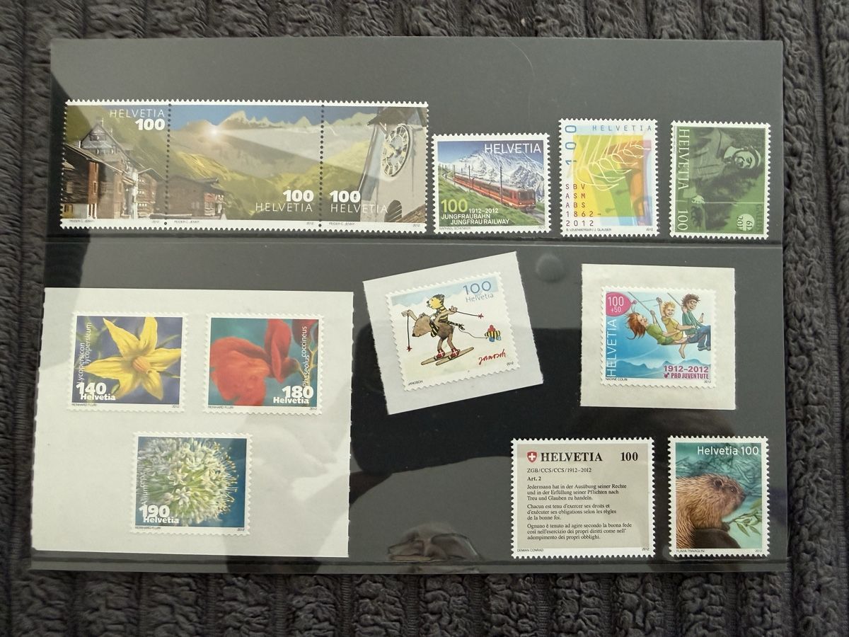Alle Briefmarken: Schweizer Briefmarken Sammeln Marken – Neu (gemäss Beschreibung) aus Pfeffikon LU von pepino17