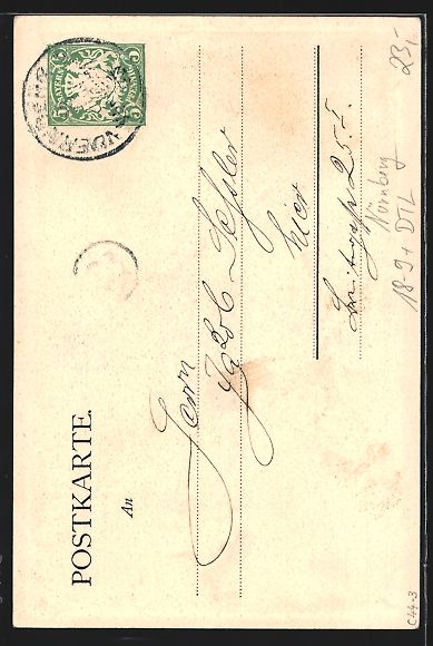 Cancelleria postale: Nürnberg, 50 jähriges Jubiläum 1902 d – Usato da Berlin venduto da bartko-reher 1