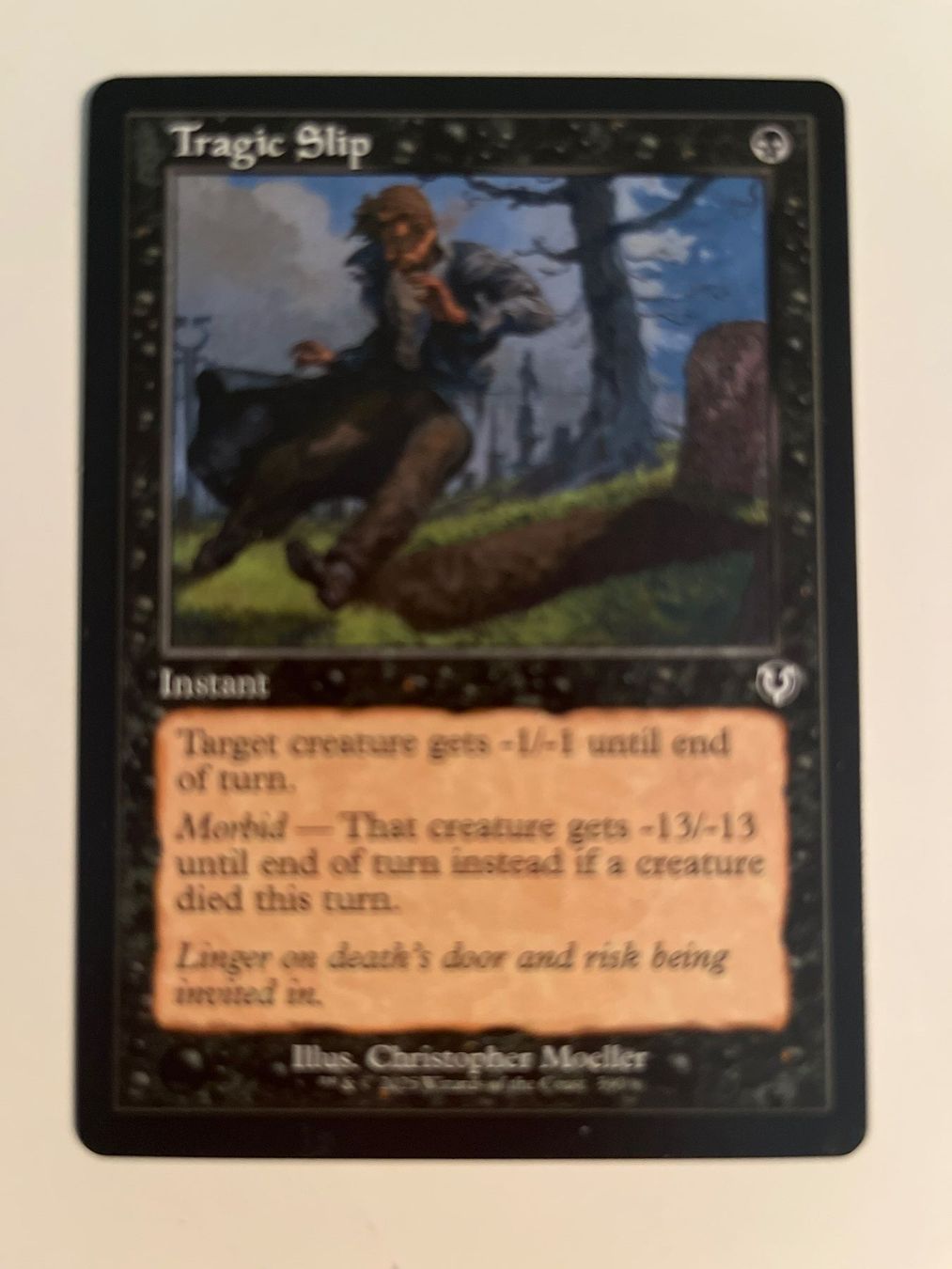 Magic The Gathering Carte collezionabili: 1 x Tragic Slip - Magic: The Gathering - MtG – Usato da Kriens venduto da Shadi1980