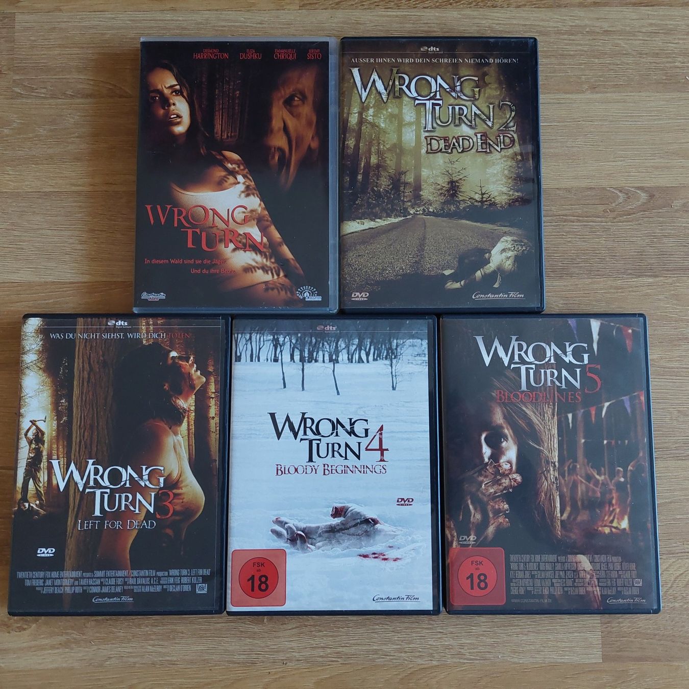 Sonstiges zu Filme & Serien: Wrong Turn 1-5 ab 1.00/DVD – Gebraucht aus Burgdorf von