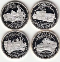 Lot -- 4 x 1/4 - Unzen Schweizer Eisenbahnen