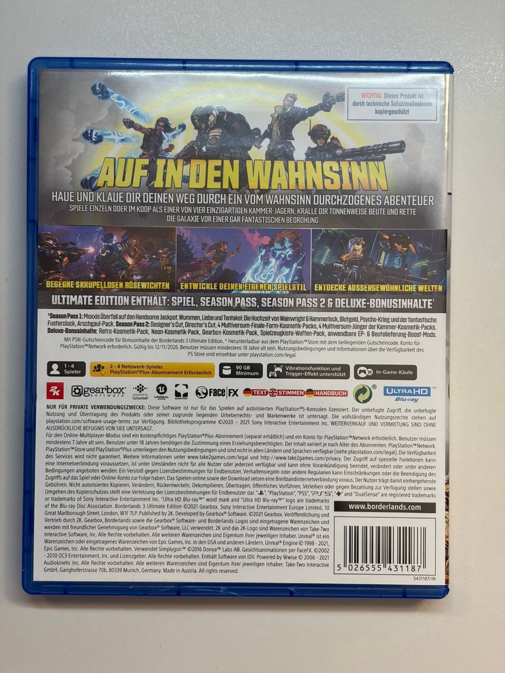 Giochi: Borderlands 3 Ultimate Edition (PS5) – Usato da Zürich venduto da Loltm 1