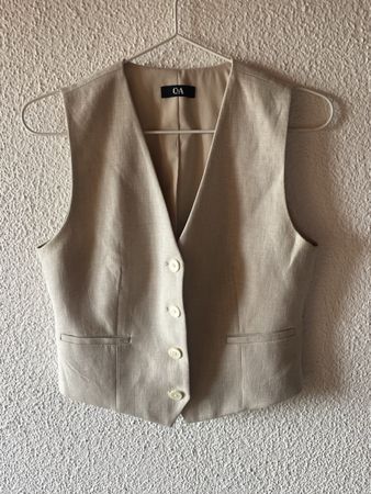 Weste aus Linen von C&A – Gr. S-M