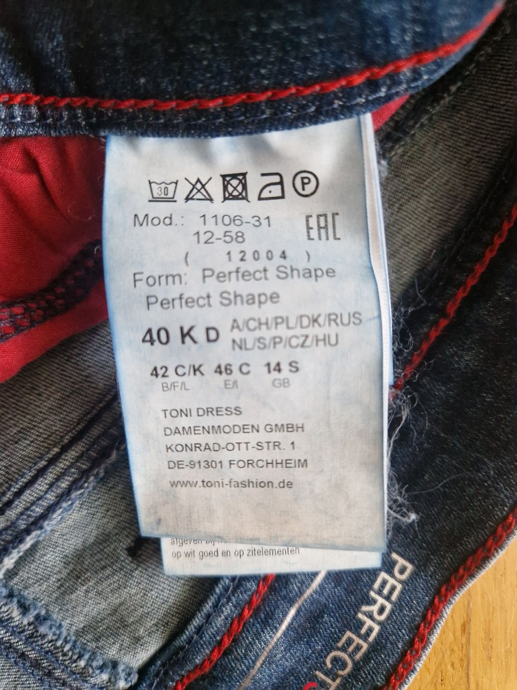 Cambio Lotti di vestiti: 2 blaue Jeans Gr. 40 TONI + CAMBIO – Usato da Reinach BL venduto da Tinkerbelly27 8