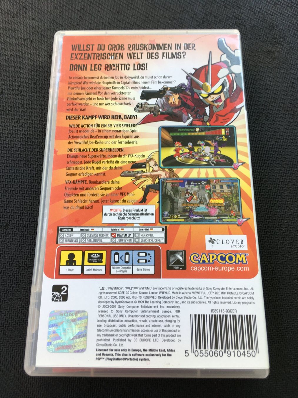 Sony Jeux: Viewtiful Joe Red Hot Rumble - PSP – D'occasion à St.Gallen par sjosjo 1