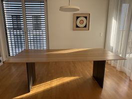 Esstisch Eiche furniert (Möbel Pfister)