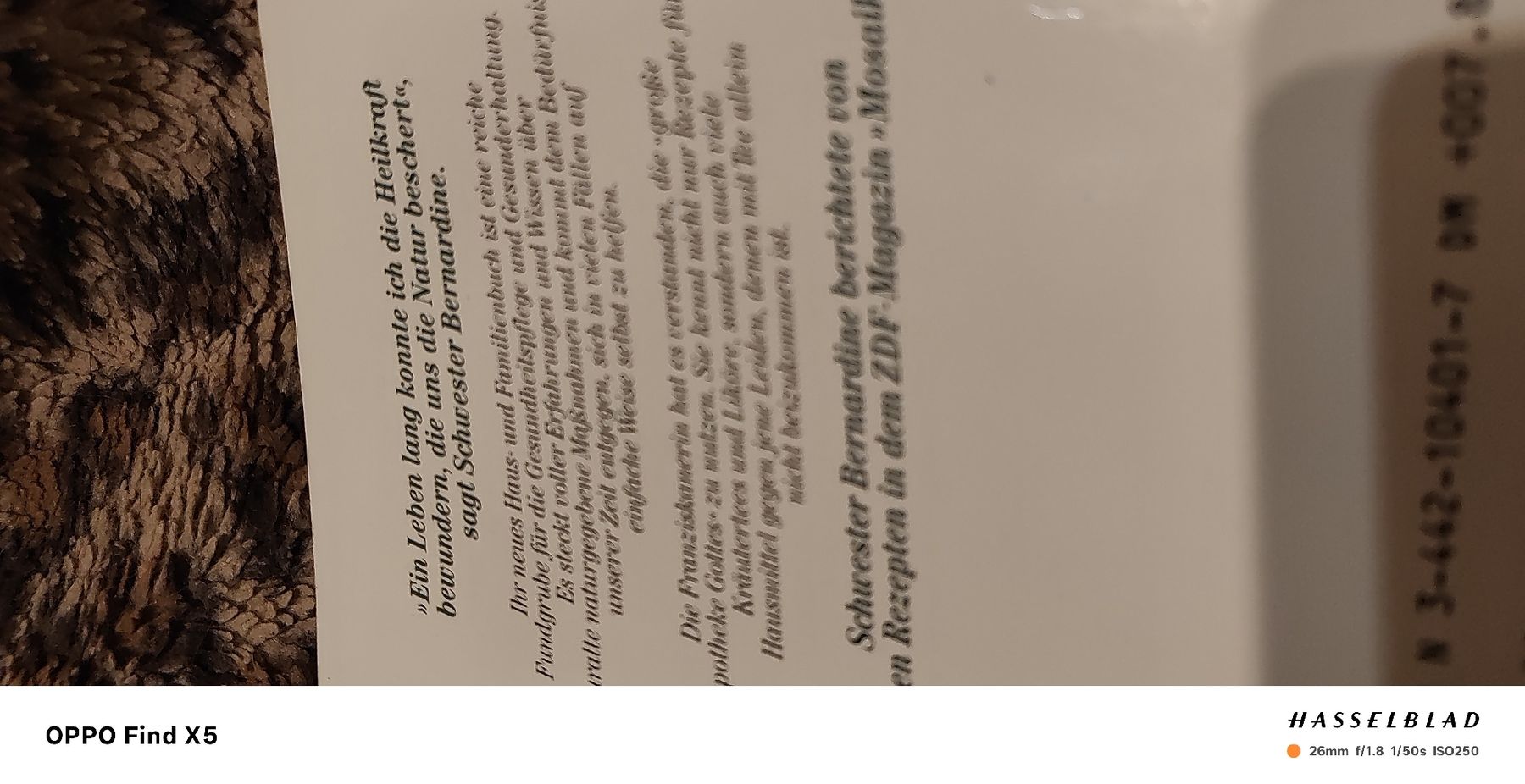 Libri: Schwester Bernadines Hausmittelbuch – Usato da Volken venduto da katz5 1