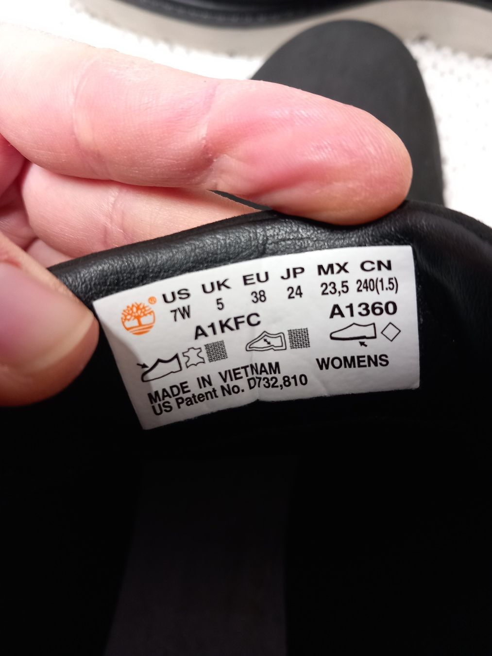 Timberland Scarpe da donna: Timberland Schnürschuhe Gr. 38 Sensorflex-Sohle, schwarz – Usato da Merligen venduto da muss_haben 7