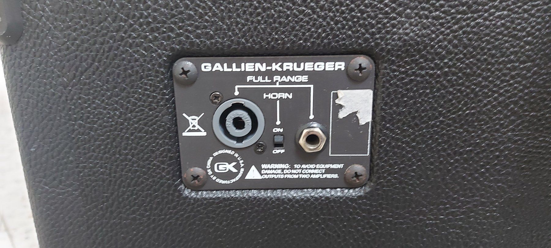 Amplificatori: Bass Amp Bundle GK Backline 600 head + Box kruger 115 BLX – Usato da Glattbrugg venduto da Swissmusik 7