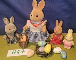 Sylvanian,Bärenwald Hasenfamilie H47