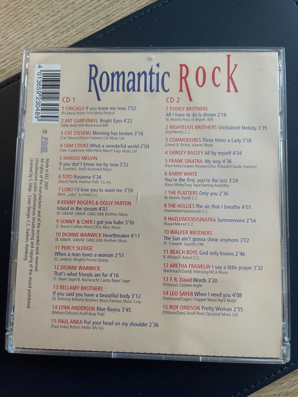 CD: Romantic Rock, 2 CD's – Usato da Versoix venduto da Jolicoeur71 1