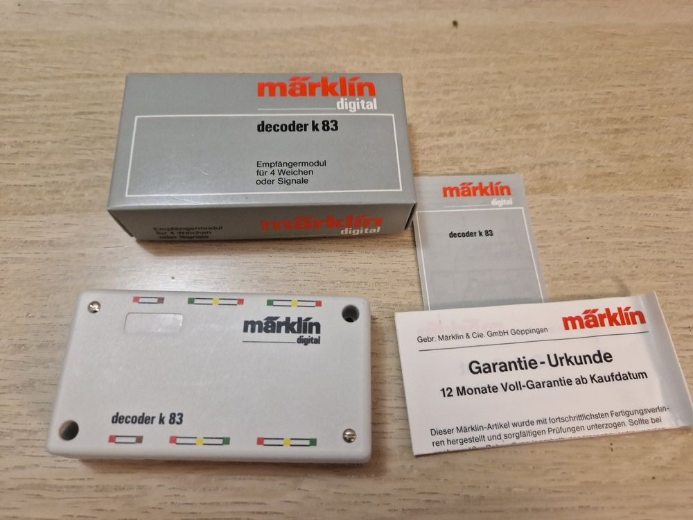 Märklin Weichendecoder K 83 Anleitung – QIZR