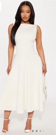 Kleid Creme