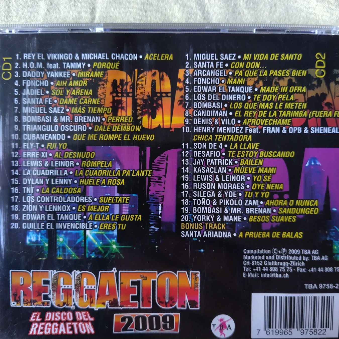CD: Doppel CD Reggaeton 2009 – Usato da Buchs venduto da mdi_mpx5 3