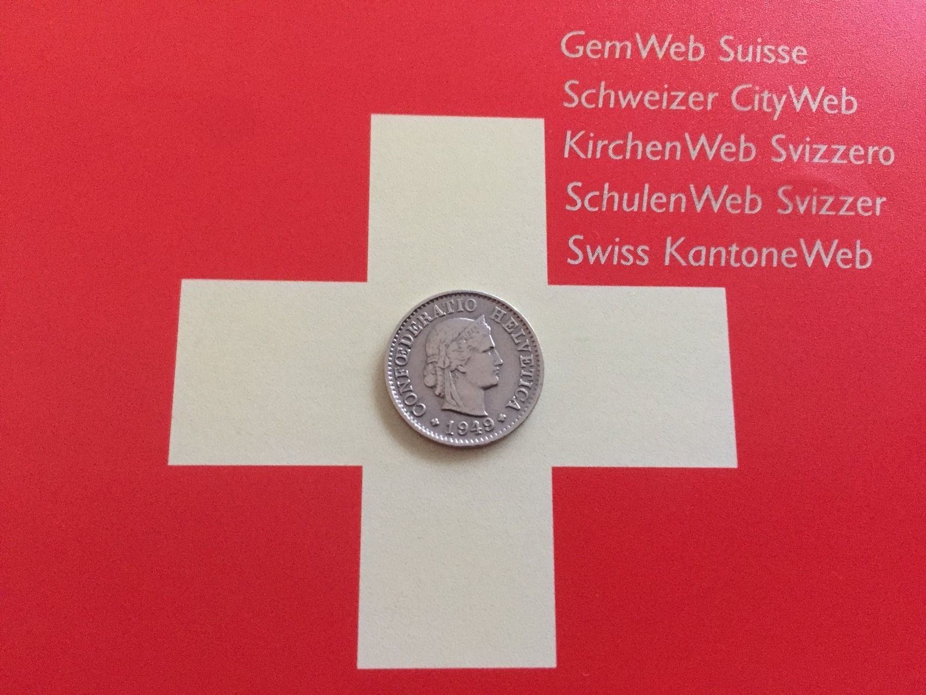 Tutti le monete: 5 Rappen 1949 -vz – Usato da Elsau venduto da herbybay 3