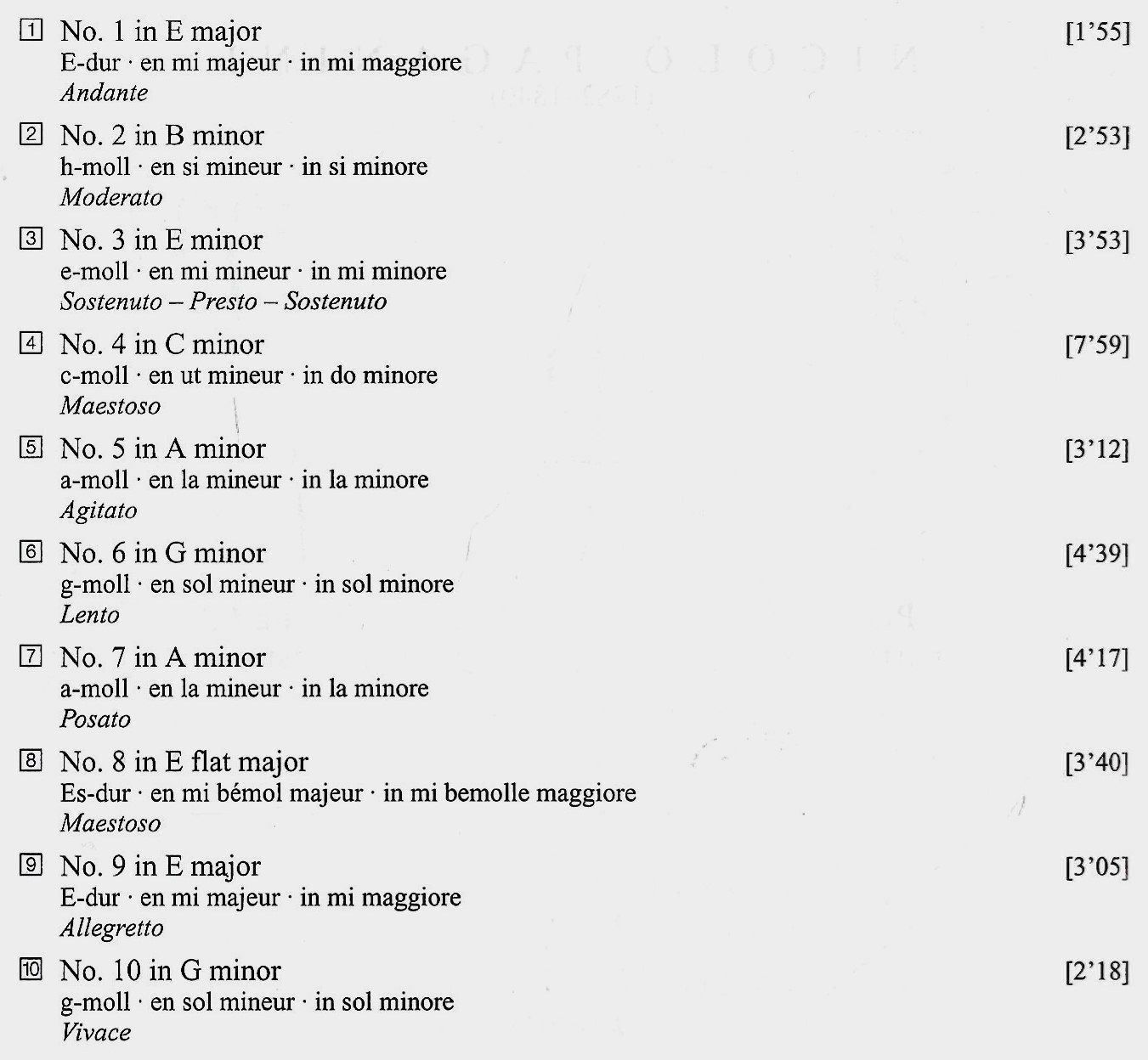 CD: David Garrett Niccolò PAGANINI CAPRICES Bruno Canino CD – Usato da Kandergrund venduto da Sososo 2