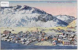 Andermatt gegen den Bätzberg im Winter