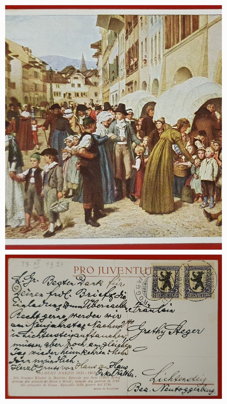 Tutti i francobolli: Lot von 8 Pro Juventute Karten – Usato da Kreuzlingen venduto da Rschweiz1 5