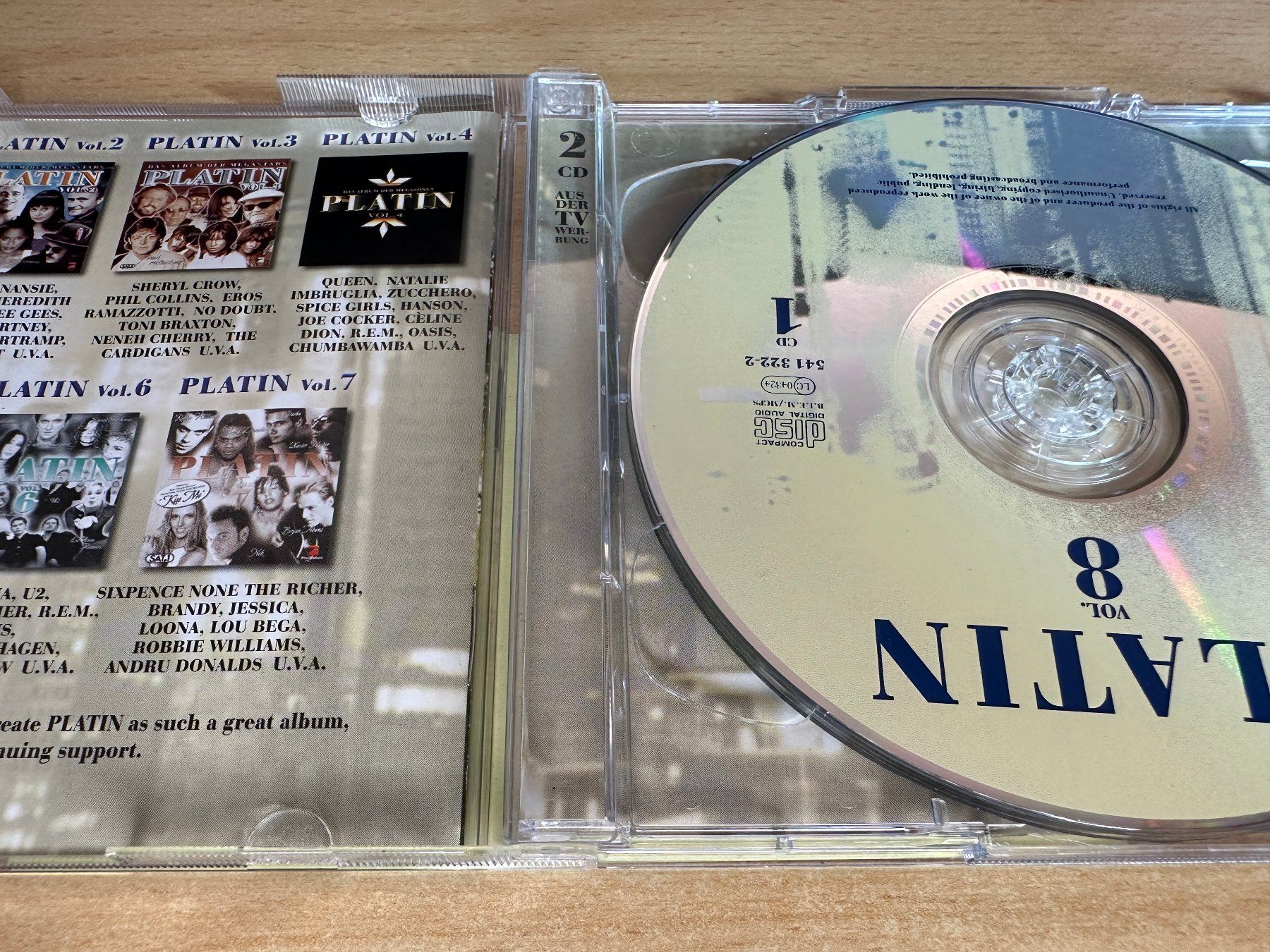 CD: Various – Platin Vol. 8 - 2 CD – Usato da Rikon im Tösstal venduto da Alpenmutz 2