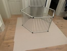 Aluminium Welpenauslauf / Hunde-Laufgitter 6-teilig