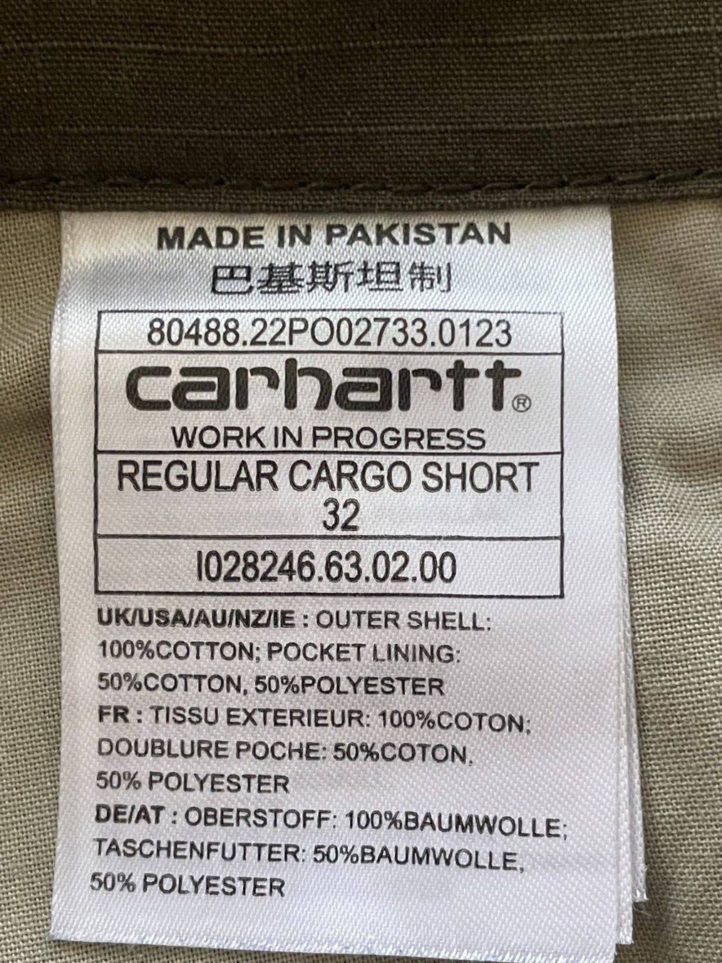 Carhartt Pantaloni: Carhartt Regular Cargo Short 32 – Nuovo (secondo la descrizione) da Embrach venduto da Pasimoki 1