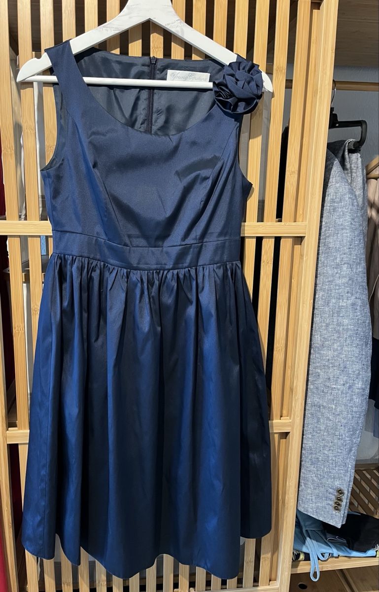 Vestiti: Elegantes dunkelblaues Kleid Gr. 34 – Nuovo (secondo la descrizione) da Winterthur venduto da ale_2z22