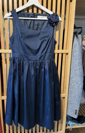 Elegantes dunkelblaues Kleid Young Couture Gr. 34