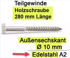 Holzschaube - Edelstahl - Inox