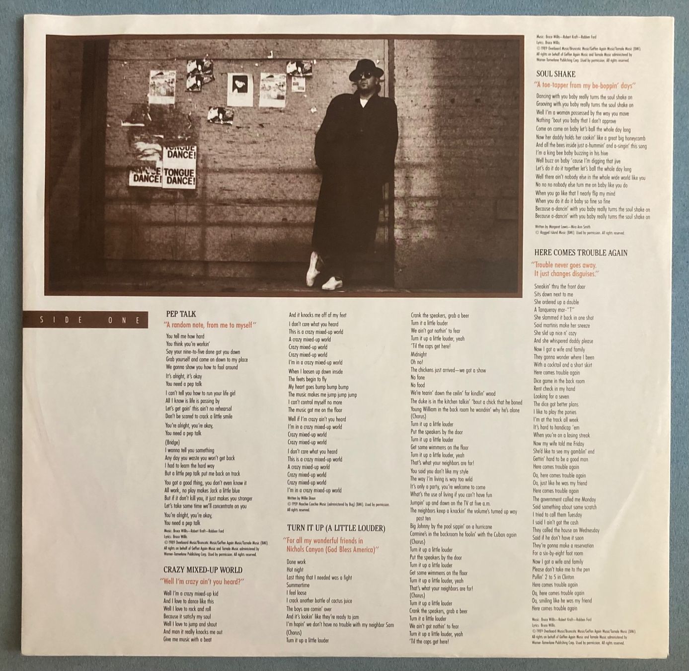 Dischi in vinile: BRUCE WILLIS - IF IT DON'T KILL YOU , IT JUST MAKES YOU STRO – Usato da Poliez-Pittet venduto da Newtown-Records 2