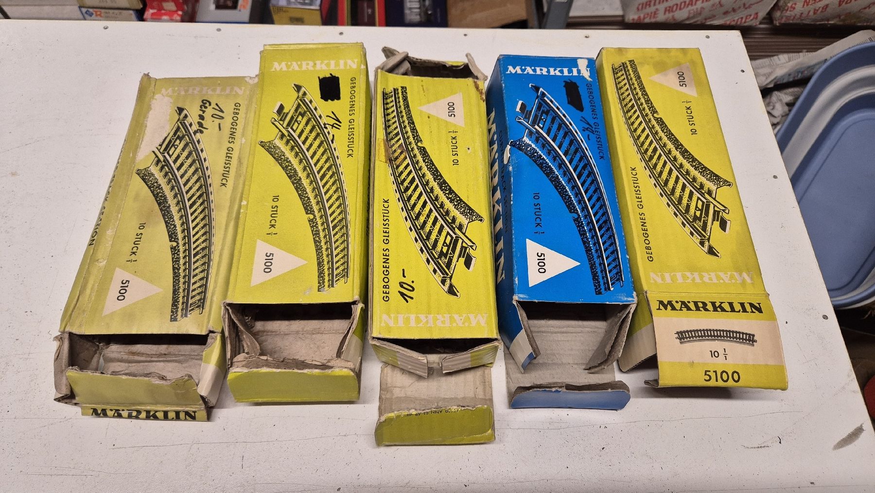 Märklin Modellini di ferrovie: Märklin M- Geleise, Flugrost  – Difettoso da Wangen SZ venduto da Dnepr2 7