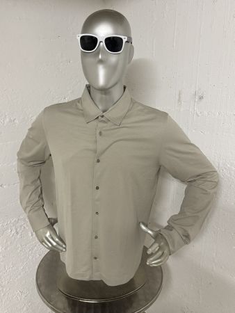 Hemd für Herren in BEIGE, Grösse 56 = XL ...