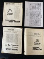 Rock-Ola 477 Musikbox - Manual Schema Part-Katalog Prospekt