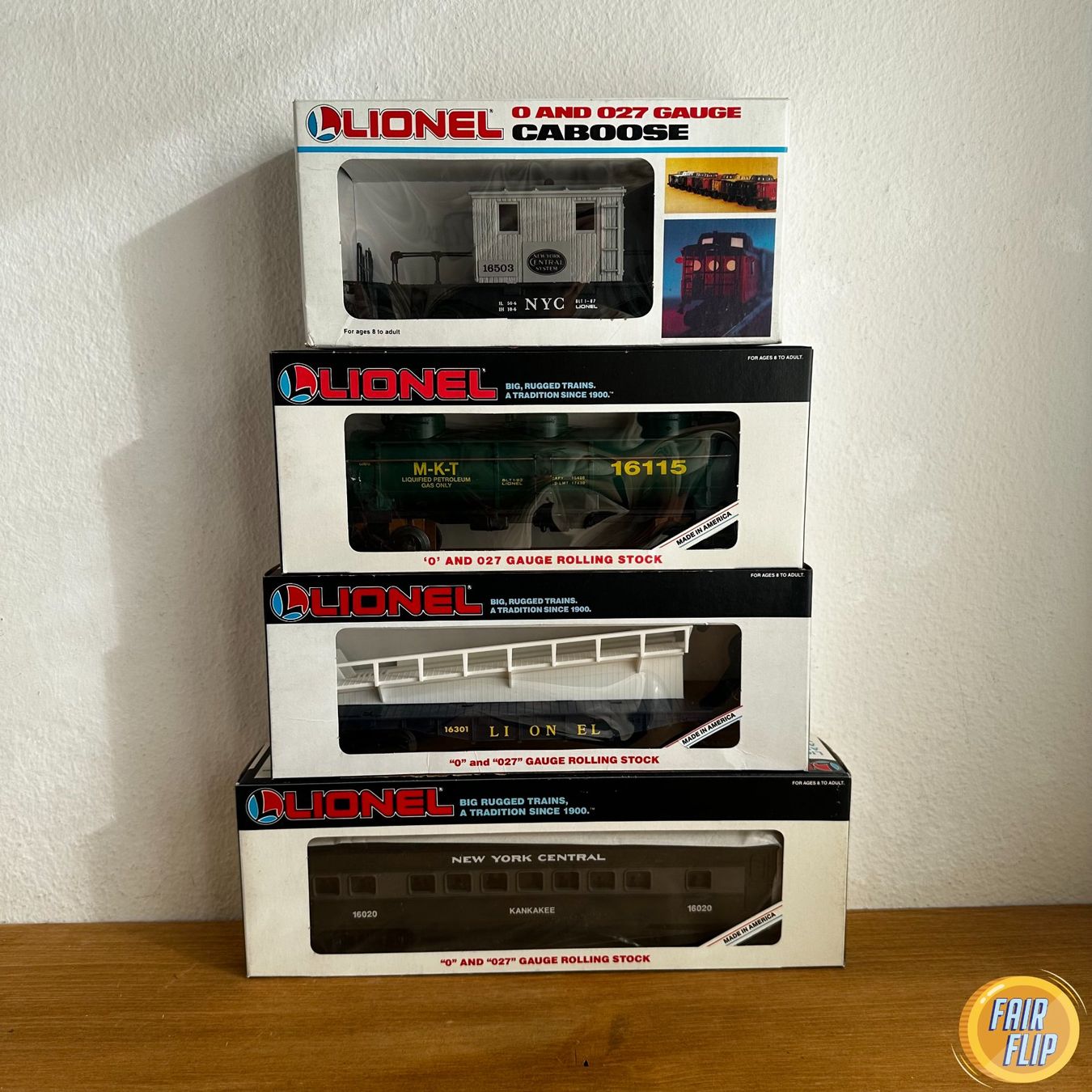 Lionel Modelleisenbahnen: Lionel 4er Set – Neu und originalverpackt aus Luzern von fairflip