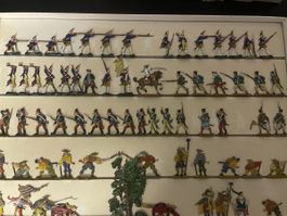 Zinnfiguren: Friderizianische Gardisten