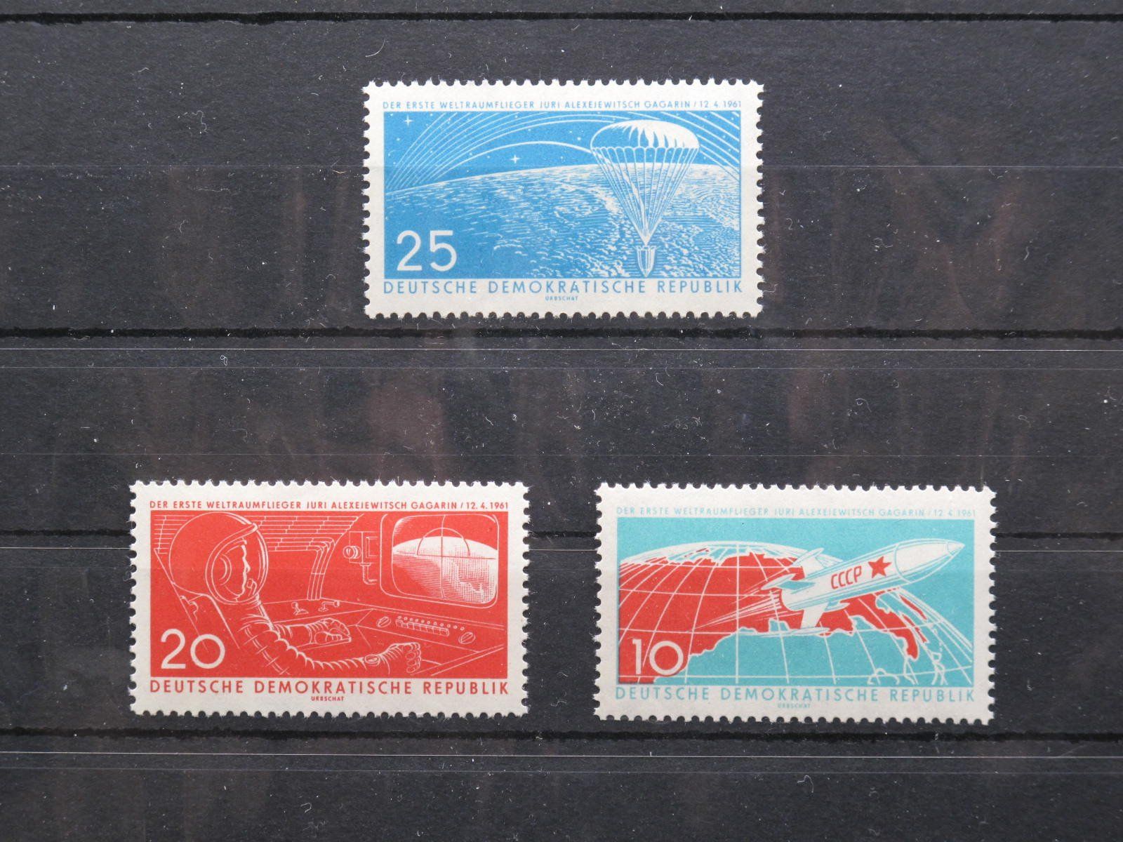 Tutti i francobolli: DDR 1961 Weltraumflug  ** – Usato da Wil SG venduto da fva01