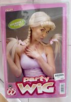 Fasnacht Perücke Blond Zöpfe Blondine Fasnacht