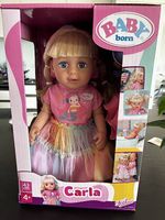 Baby born Puppe Carla und Prinzessinenkleid 
