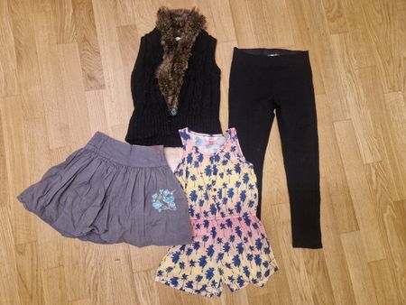 Lot de vêtements fille, taille 122