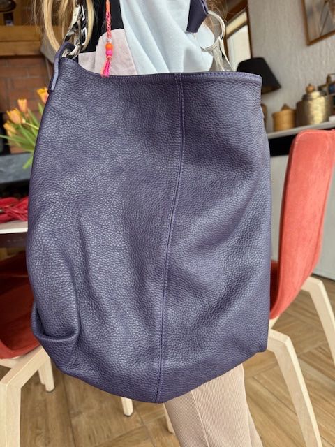 Borse da donna: Sac cuir violet – Usato da Enges venduto da cordec 1
