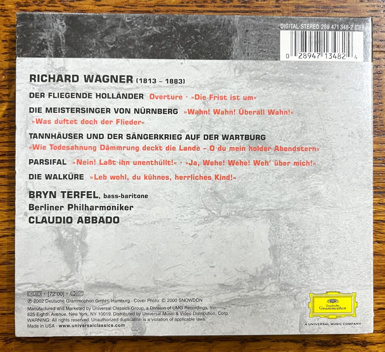 CD: Bryn Terfel - Wagner-Arien - CD – Usato da Oftringen venduto da Vucki 1
